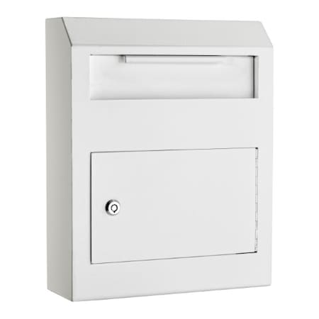 Adiroffice Heavy Duty Secured Drop Box ADI631-07-WHI